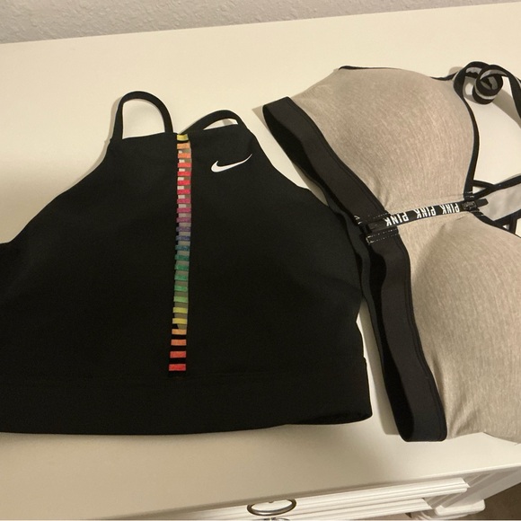 Nike Black Sports Brac& - Pink - Picture 2 of 7